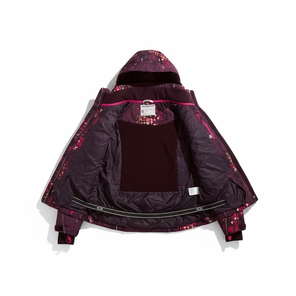 Stylish Women's Black and Pink Jacket by Salomon Women's Clima Pro Storm Medium - Picture 11 of 13